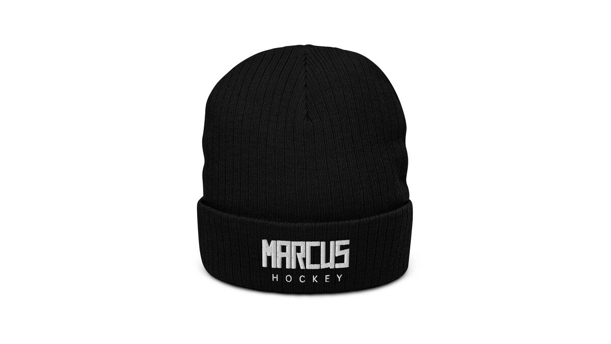 Black Marcus Hockey Locker Room beanie