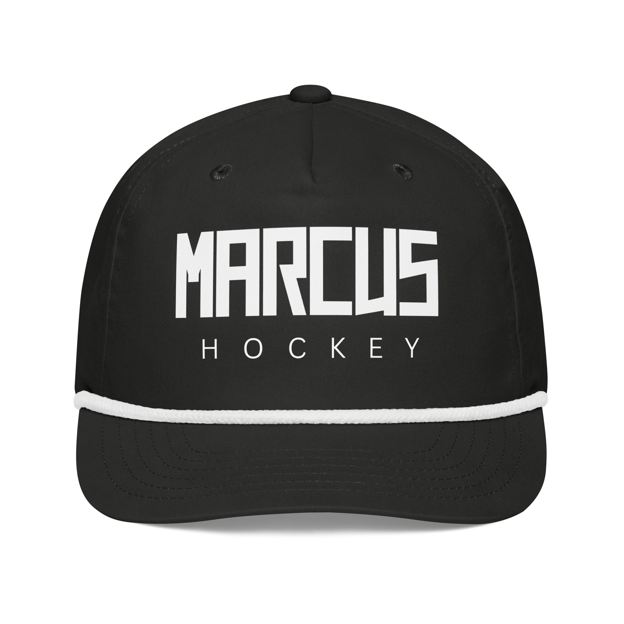 Black Marcus Hockey Locker Room rope hat