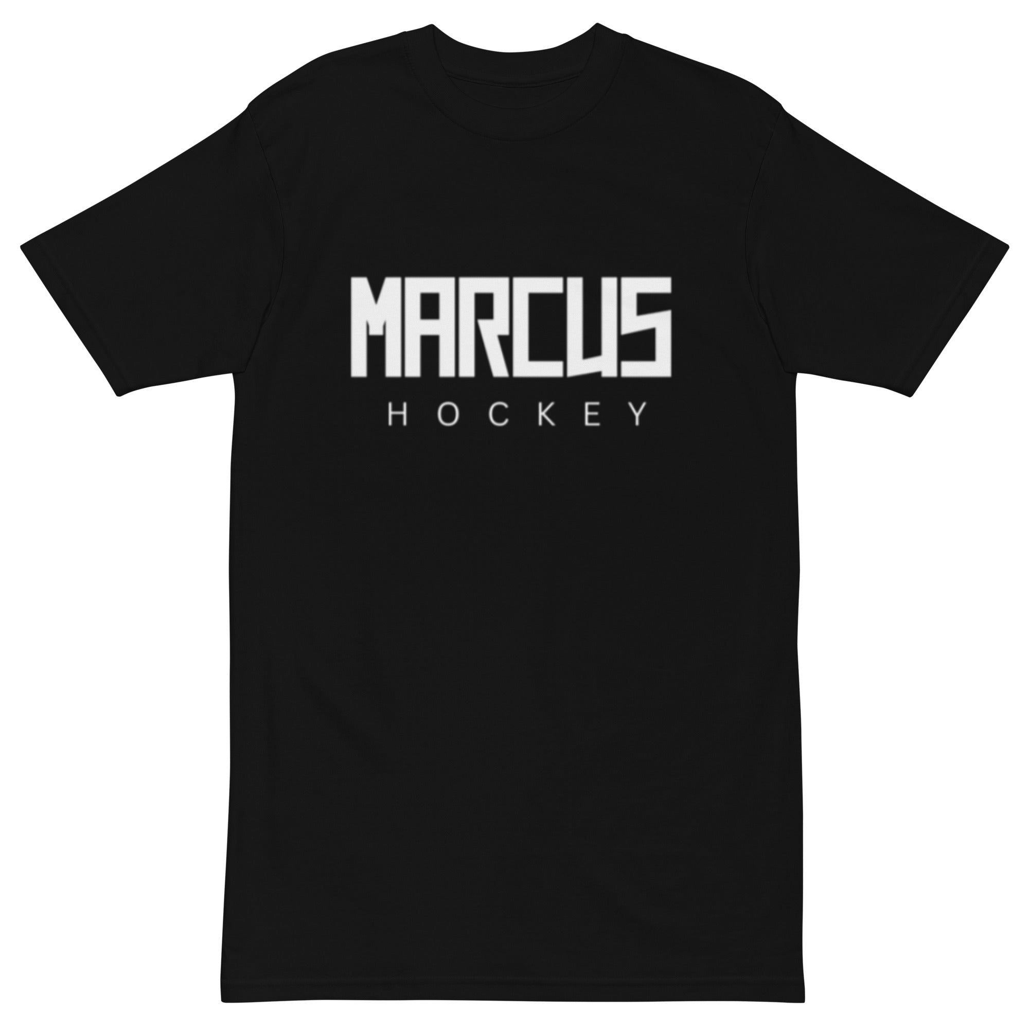 Black Marcus Hockey Locker Room heavyweight tee